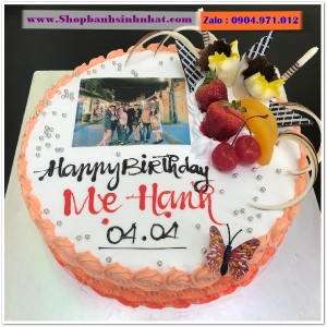 Bánh Sinh Nhật In Hình Ảnh - H187